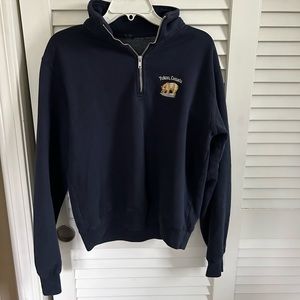 Brandy melville navy blue quarter zip
